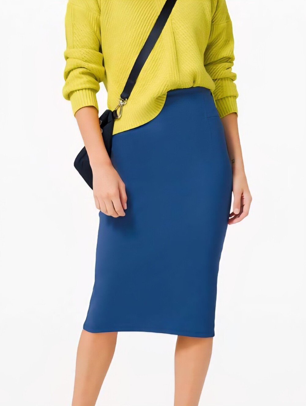 Lululemon Blue Women's Pencil Midi Skirt